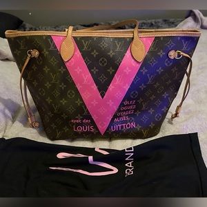Authentic Louis Vuitton Grenade Neverfull MM